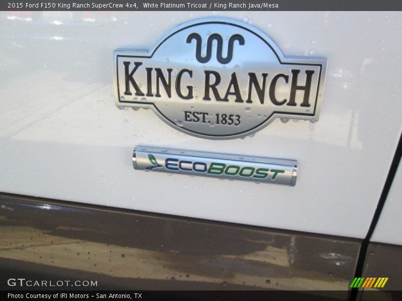White Platinum Tricoat / King Ranch Java/Mesa 2015 Ford F150 King Ranch SuperCrew 4x4