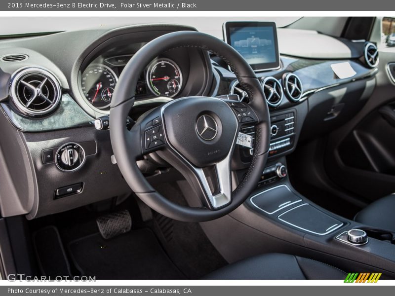 Polar Silver Metallic / Black 2015 Mercedes-Benz B Electric Drive