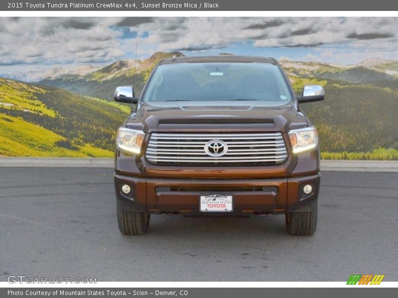 Sunset Bronze Mica / Black 2015 Toyota Tundra Platinum CrewMax 4x4