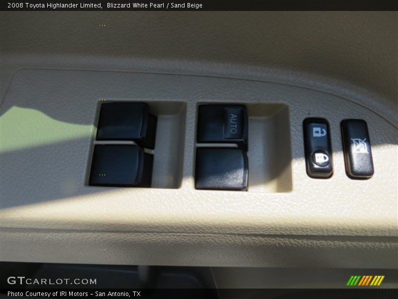 Blizzard White Pearl / Sand Beige 2008 Toyota Highlander Limited