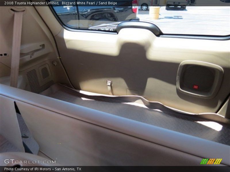 Blizzard White Pearl / Sand Beige 2008 Toyota Highlander Limited