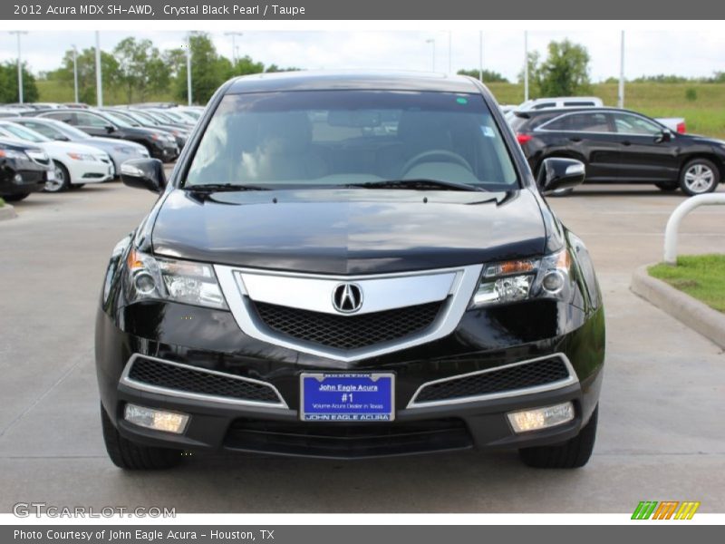 Crystal Black Pearl / Taupe 2012 Acura MDX SH-AWD