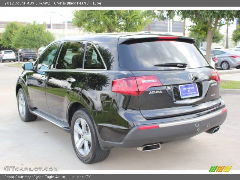 Crystal Black Pearl / Taupe 2012 Acura MDX SH-AWD