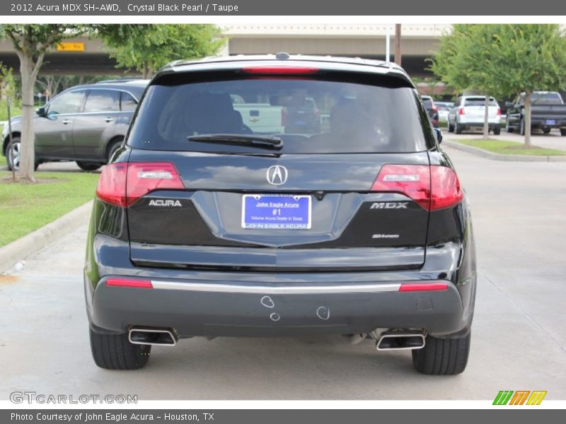 Crystal Black Pearl / Taupe 2012 Acura MDX SH-AWD
