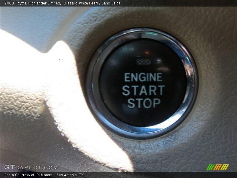 Blizzard White Pearl / Sand Beige 2008 Toyota Highlander Limited