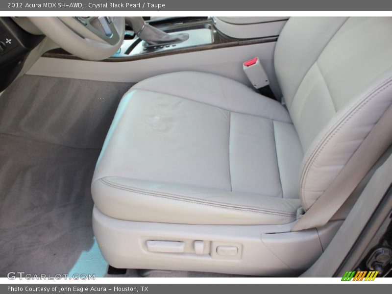 Crystal Black Pearl / Taupe 2012 Acura MDX SH-AWD