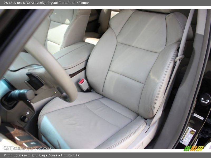 Crystal Black Pearl / Taupe 2012 Acura MDX SH-AWD