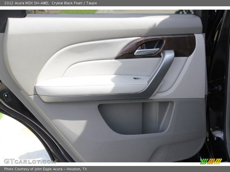 Crystal Black Pearl / Taupe 2012 Acura MDX SH-AWD