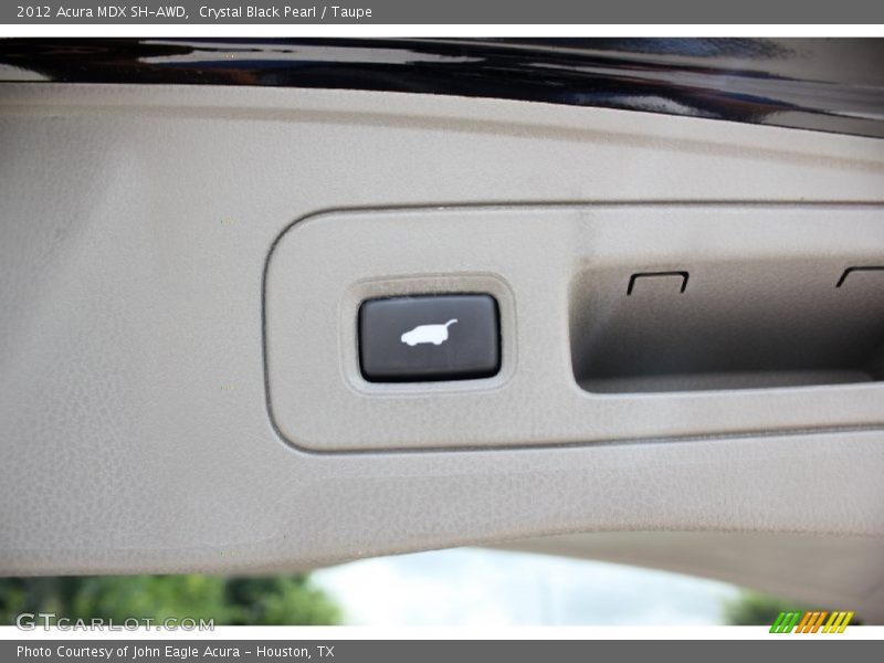 Crystal Black Pearl / Taupe 2012 Acura MDX SH-AWD