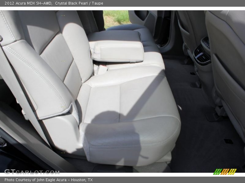 Crystal Black Pearl / Taupe 2012 Acura MDX SH-AWD