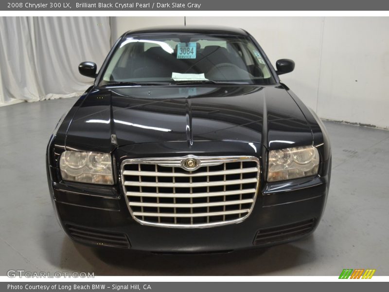 Brilliant Black Crystal Pearl / Dark Slate Gray 2008 Chrysler 300 LX