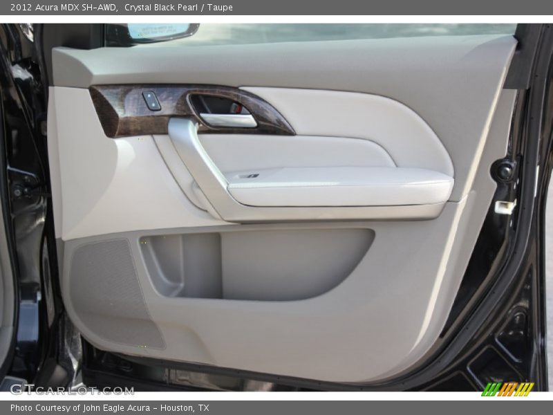 Crystal Black Pearl / Taupe 2012 Acura MDX SH-AWD