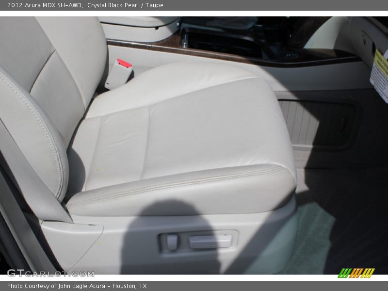 Crystal Black Pearl / Taupe 2012 Acura MDX SH-AWD