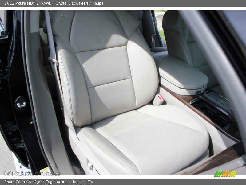 Crystal Black Pearl / Taupe 2012 Acura MDX SH-AWD