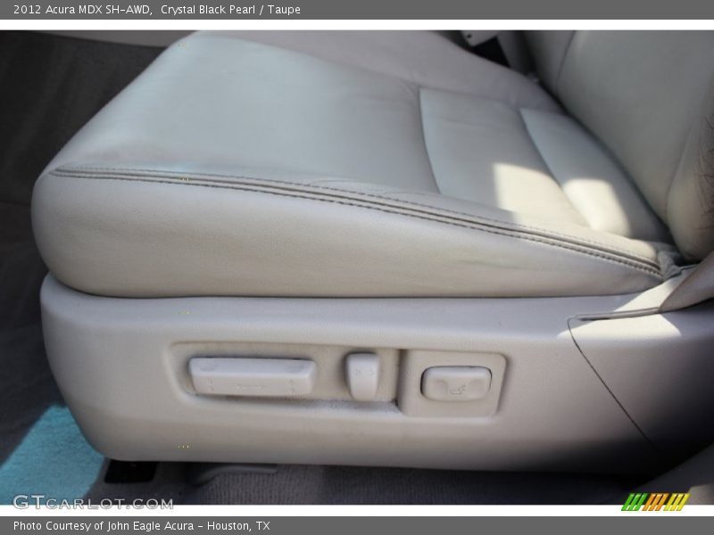 Crystal Black Pearl / Taupe 2012 Acura MDX SH-AWD