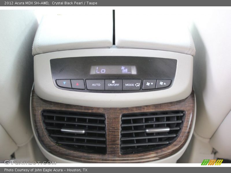 Crystal Black Pearl / Taupe 2012 Acura MDX SH-AWD