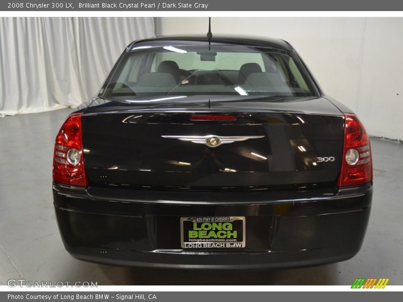 Brilliant Black Crystal Pearl / Dark Slate Gray 2008 Chrysler 300 LX