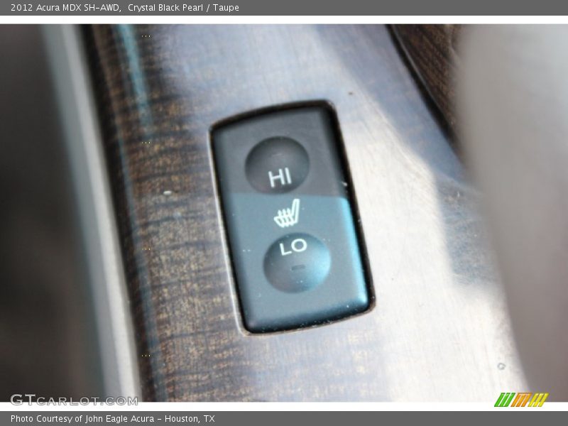 Crystal Black Pearl / Taupe 2012 Acura MDX SH-AWD