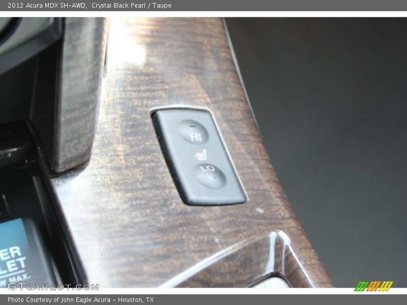Crystal Black Pearl / Taupe 2012 Acura MDX SH-AWD