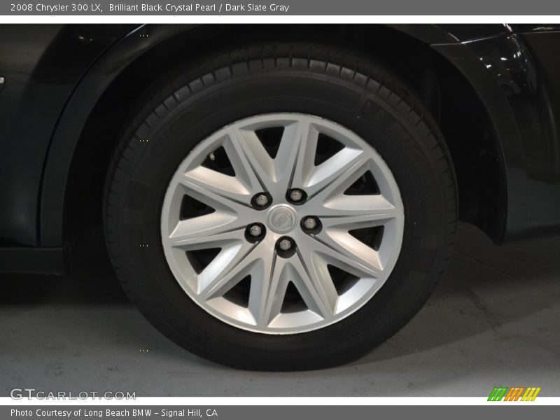 Brilliant Black Crystal Pearl / Dark Slate Gray 2008 Chrysler 300 LX
