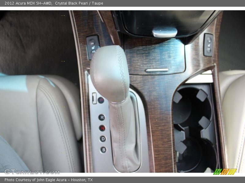 Crystal Black Pearl / Taupe 2012 Acura MDX SH-AWD