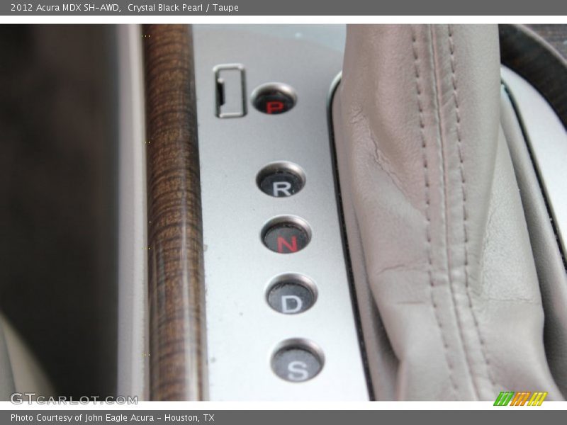 Crystal Black Pearl / Taupe 2012 Acura MDX SH-AWD