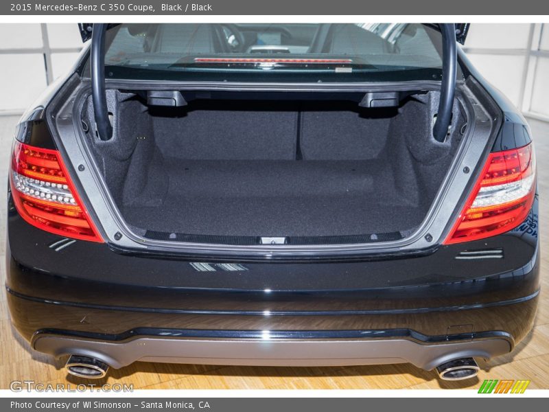Black / Black 2015 Mercedes-Benz C 350 Coupe