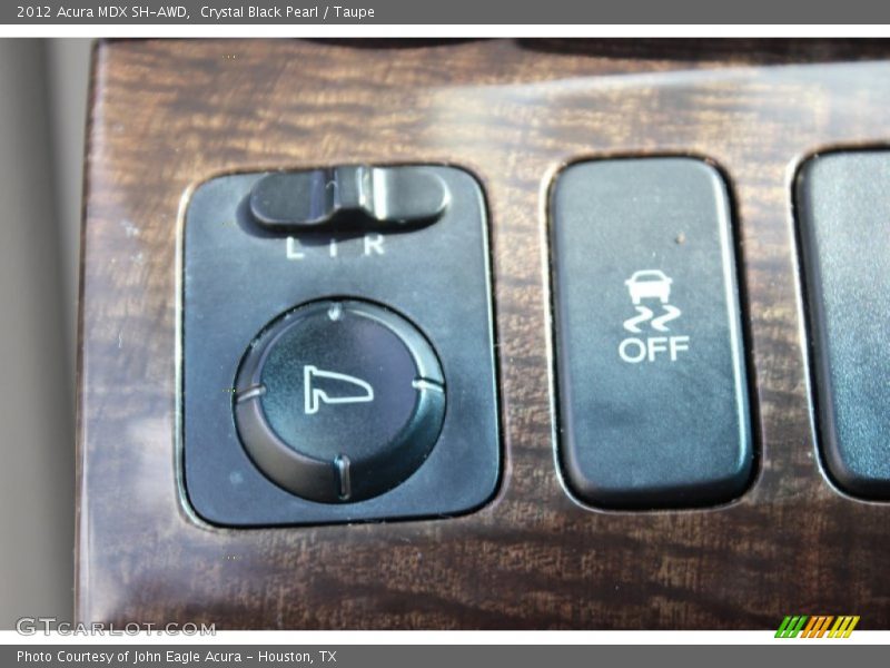 Crystal Black Pearl / Taupe 2012 Acura MDX SH-AWD