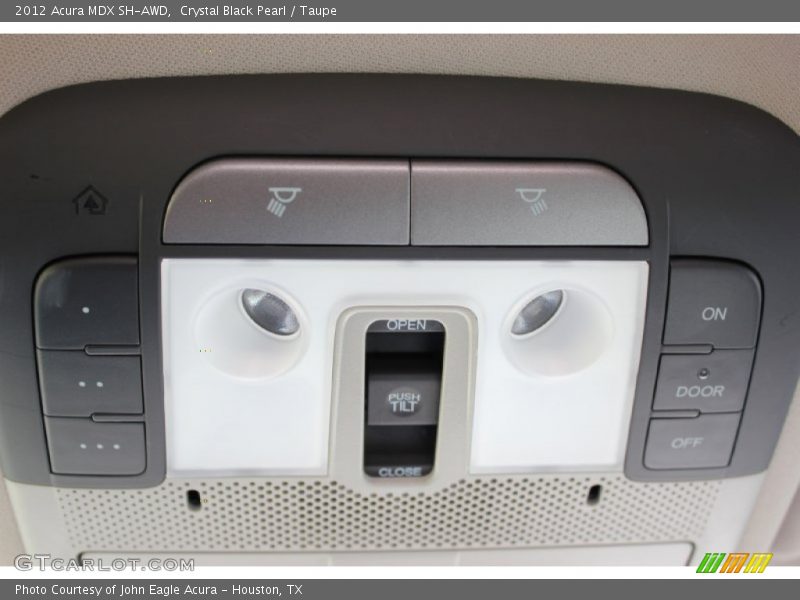 Crystal Black Pearl / Taupe 2012 Acura MDX SH-AWD