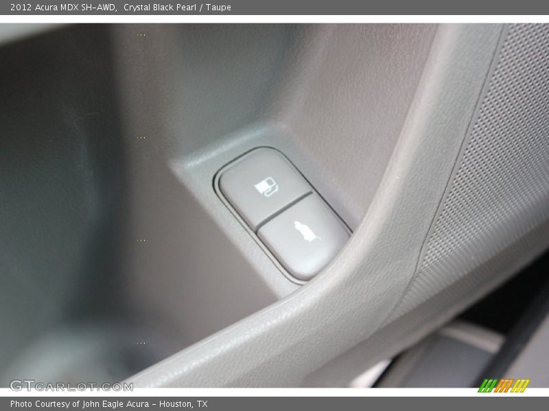 Crystal Black Pearl / Taupe 2012 Acura MDX SH-AWD
