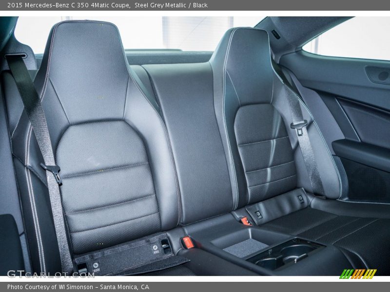 Rear Seat of 2015 C 350 4Matic Coupe