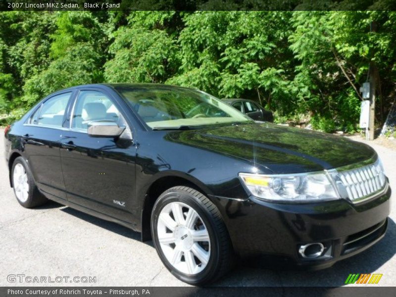 Black / Sand 2007 Lincoln MKZ Sedan