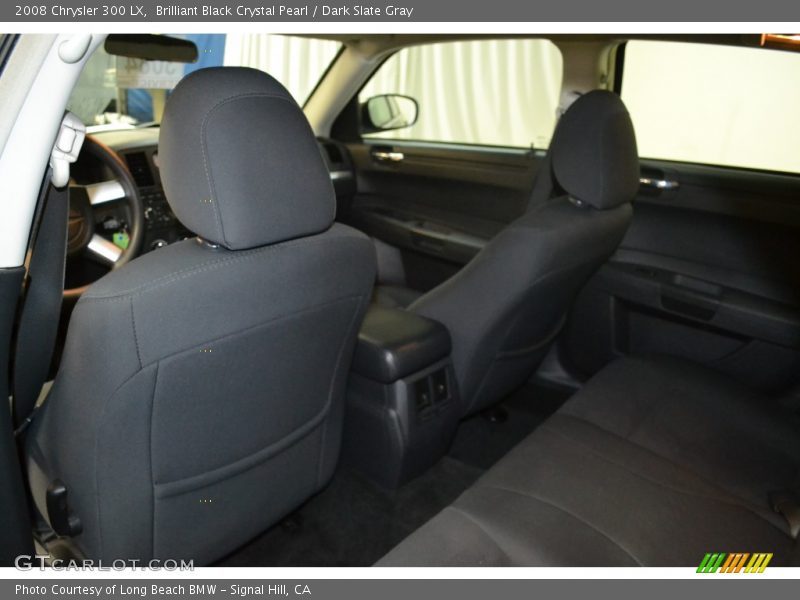 Brilliant Black Crystal Pearl / Dark Slate Gray 2008 Chrysler 300 LX