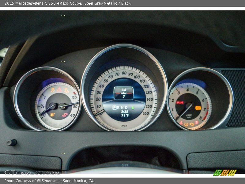  2015 C 350 4Matic Coupe 350 4Matic Coupe Gauges