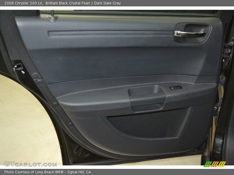 Brilliant Black Crystal Pearl / Dark Slate Gray 2008 Chrysler 300 LX