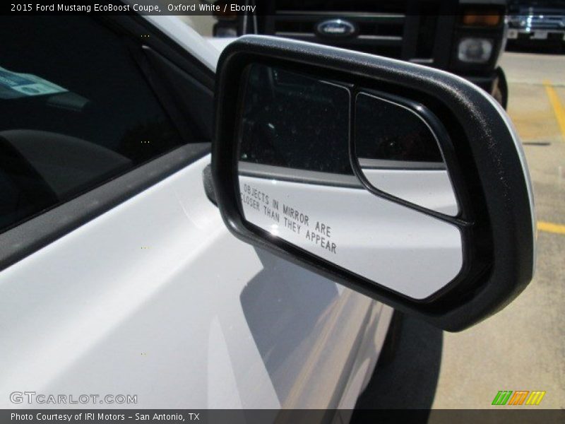 Oxford White / Ebony 2015 Ford Mustang EcoBoost Coupe