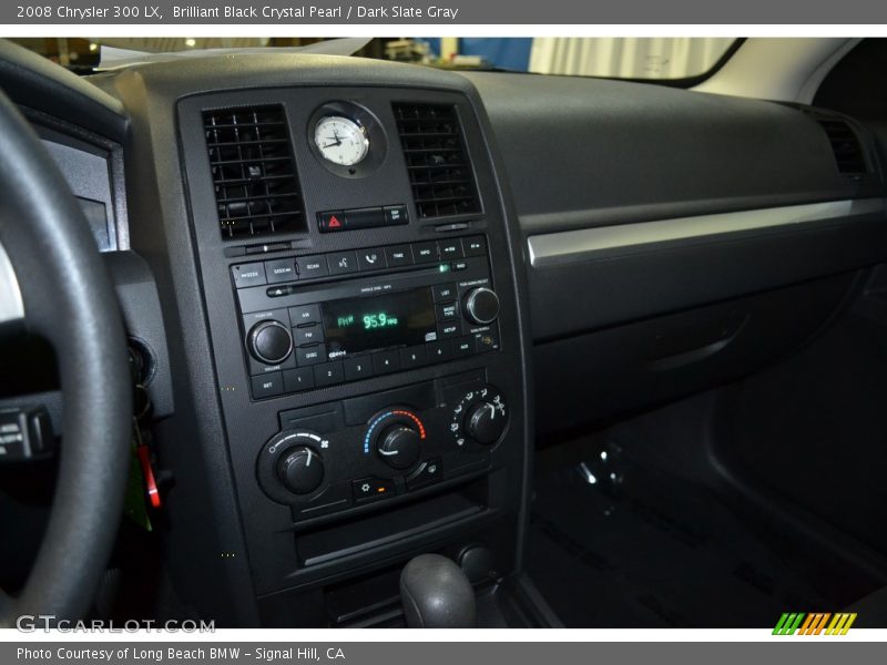 Brilliant Black Crystal Pearl / Dark Slate Gray 2008 Chrysler 300 LX