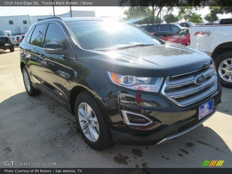 Tuxedo Black Metallic / Ebony 2015 Ford Edge SEL