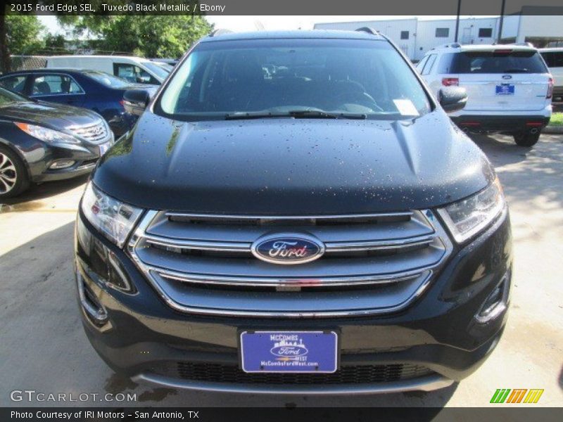 Tuxedo Black Metallic / Ebony 2015 Ford Edge SEL
