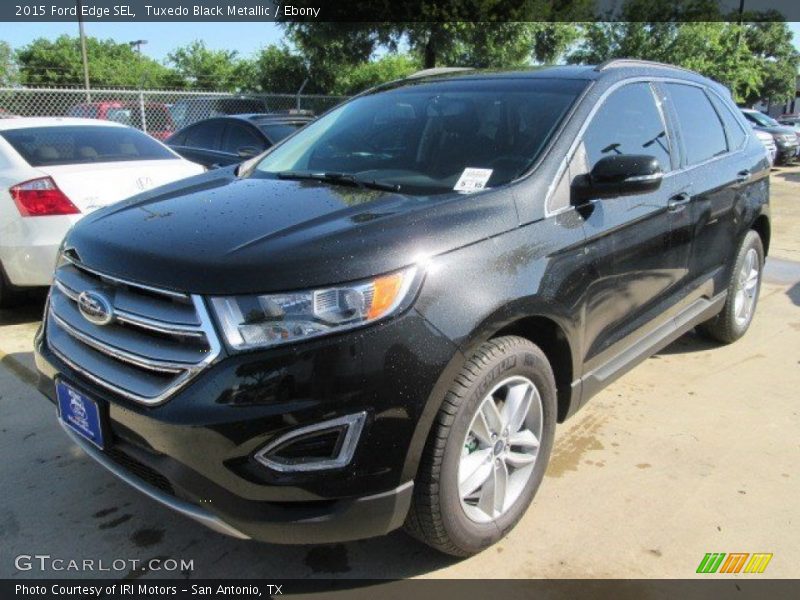 Tuxedo Black Metallic / Ebony 2015 Ford Edge SEL