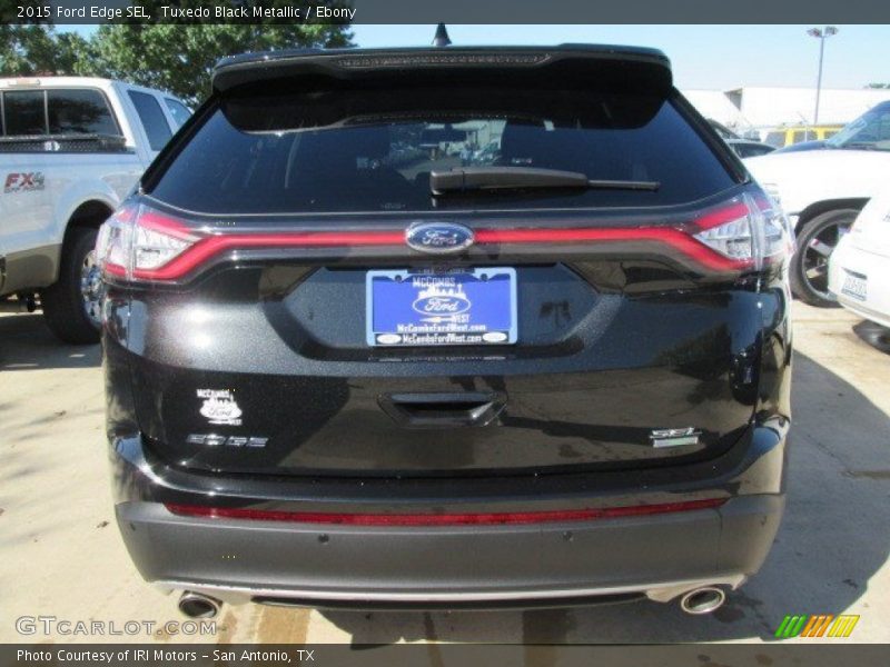 Tuxedo Black Metallic / Ebony 2015 Ford Edge SEL