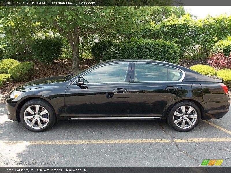 Obsidian Black / Cashmere 2009 Lexus GS 350 AWD