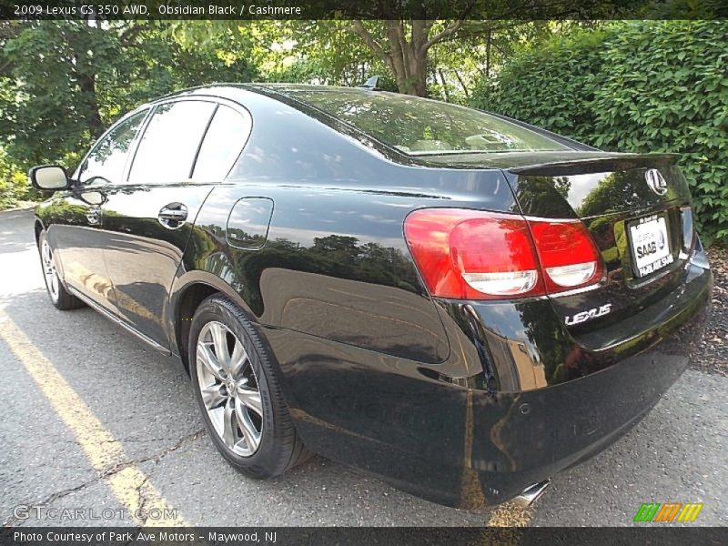 Obsidian Black / Cashmere 2009 Lexus GS 350 AWD