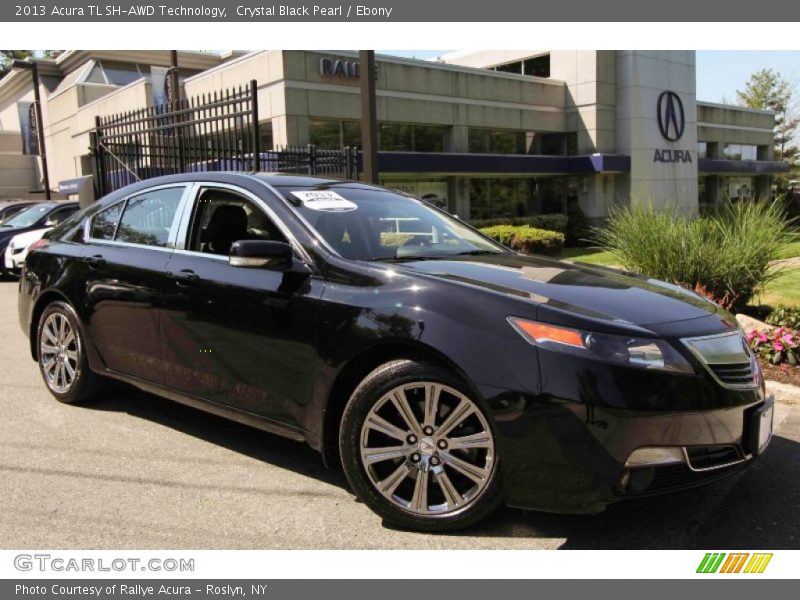 Crystal Black Pearl / Ebony 2013 Acura TL SH-AWD Technology