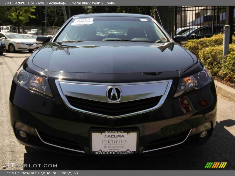 Crystal Black Pearl / Ebony 2013 Acura TL SH-AWD Technology