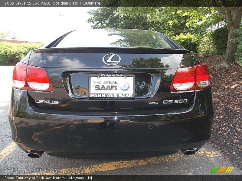 Obsidian Black / Cashmere 2009 Lexus GS 350 AWD