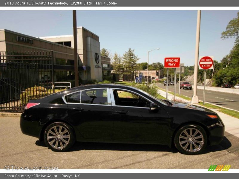 Crystal Black Pearl / Ebony 2013 Acura TL SH-AWD Technology