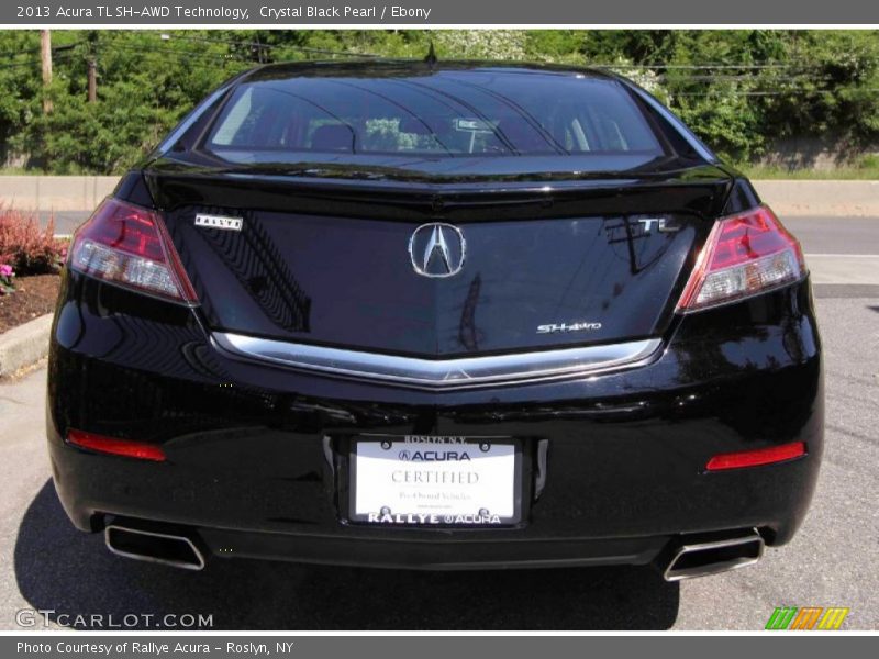 Crystal Black Pearl / Ebony 2013 Acura TL SH-AWD Technology