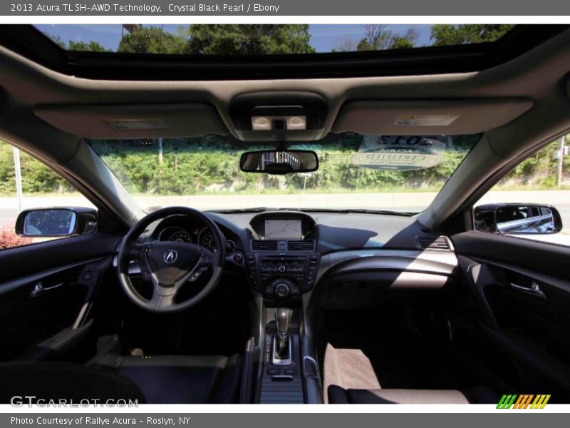 Crystal Black Pearl / Ebony 2013 Acura TL SH-AWD Technology