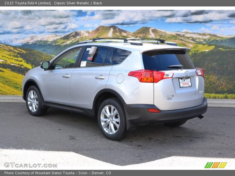 Classic Silver Metallic / Black 2015 Toyota RAV4 Limited